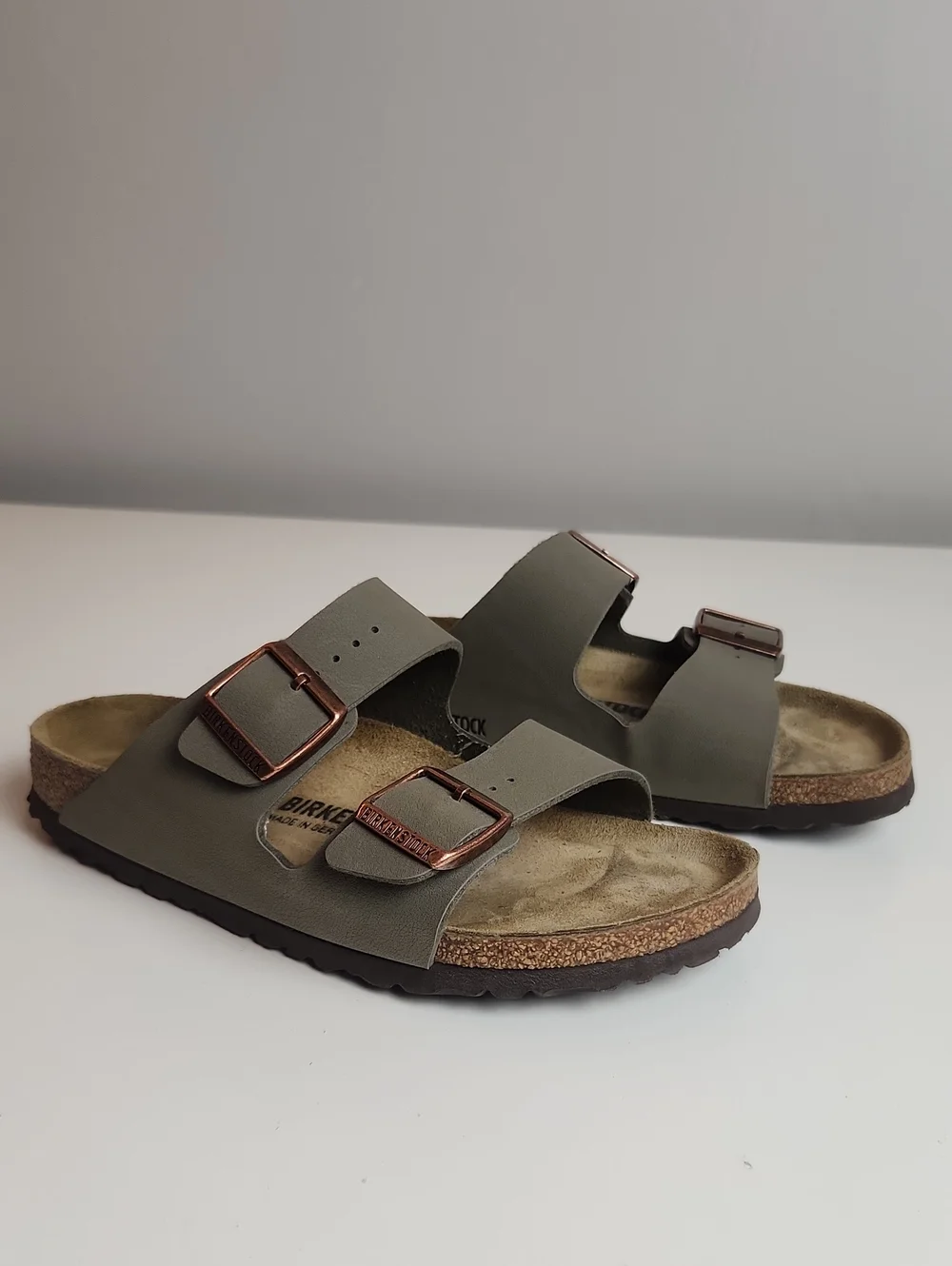 Birkenstock Arizona Birkibuc Unisex Sandals 39 - Picture 1 of 6